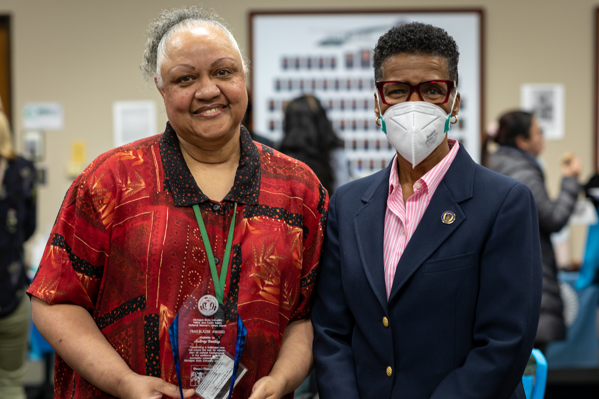 Audrey Bentley receives Trailblazer Award